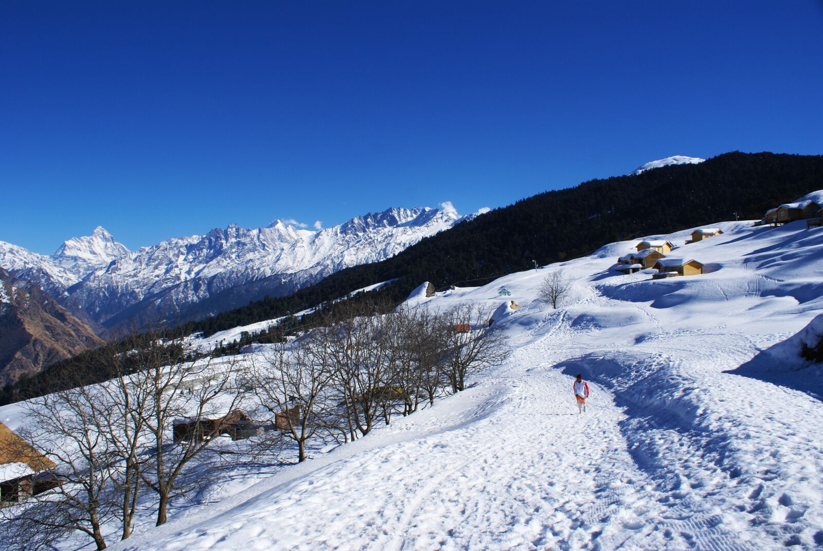 Sony Alpha DSLR-A100 sample photo. Background, nature, mountain photography