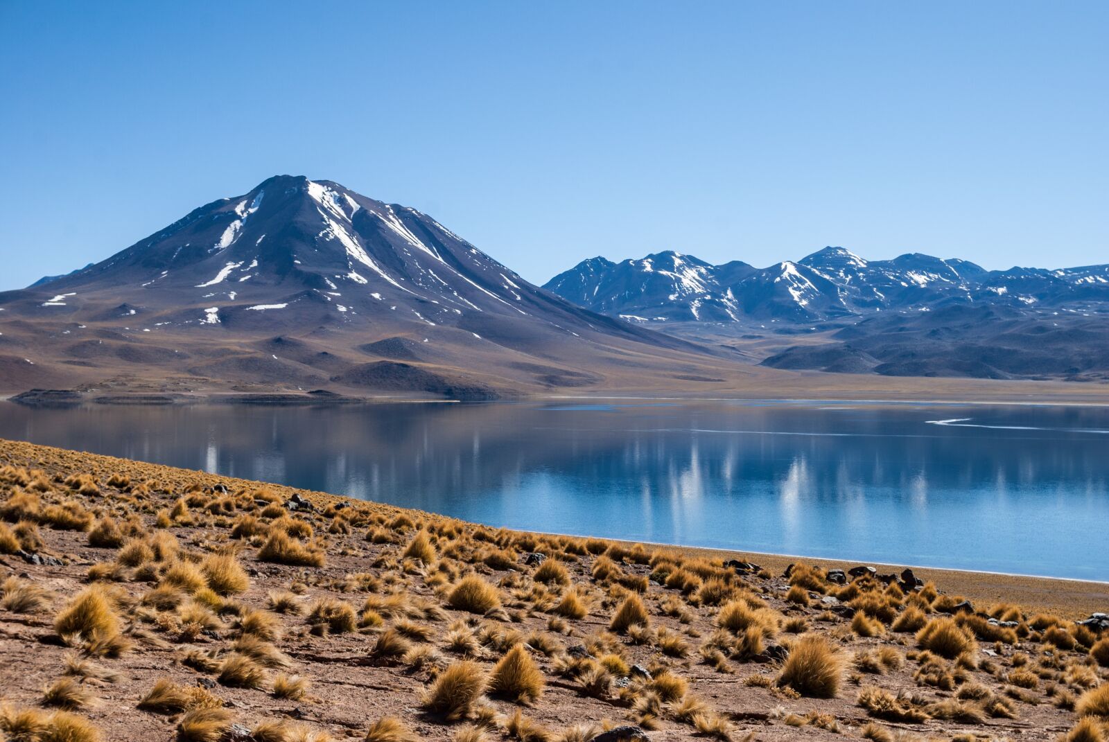 Nikon D60 sample photo. Mountain, snow, lake photography