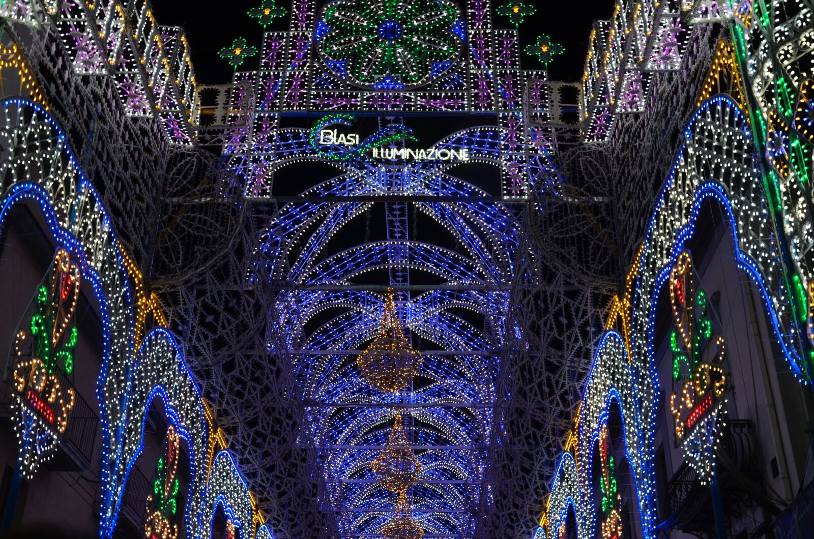 Nikon D5100 sample photo. Solofra, feast, illuminations photography