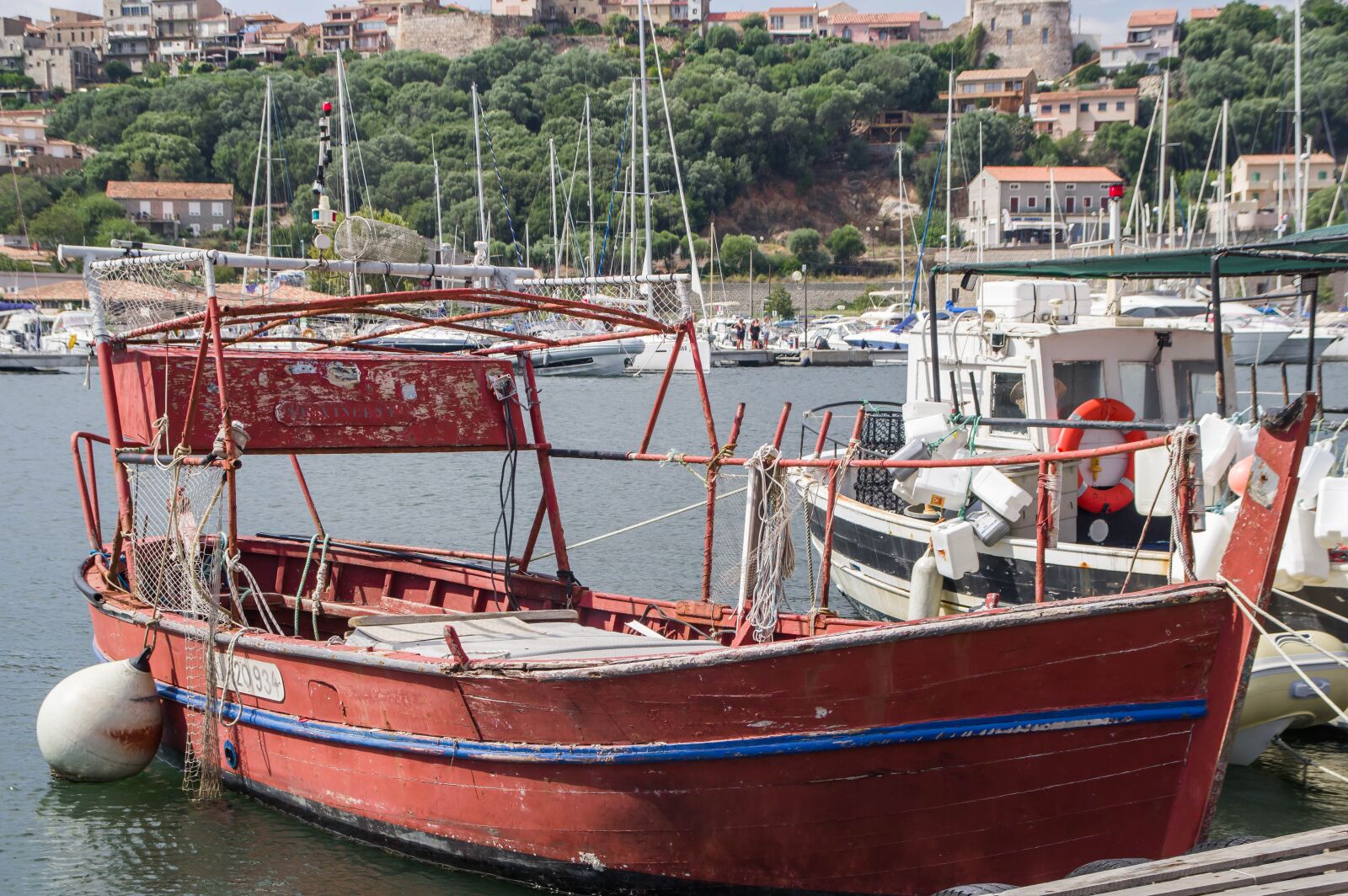 Pentax KP sample photo. Port, boats, fishing photography