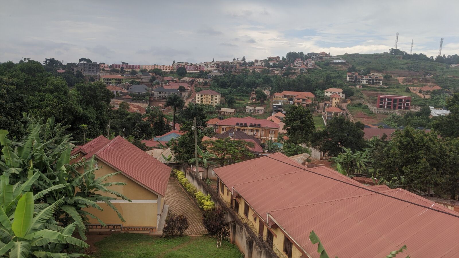 Google Pixel 2 XL sample photo. Rooftop, uganda, africa photography