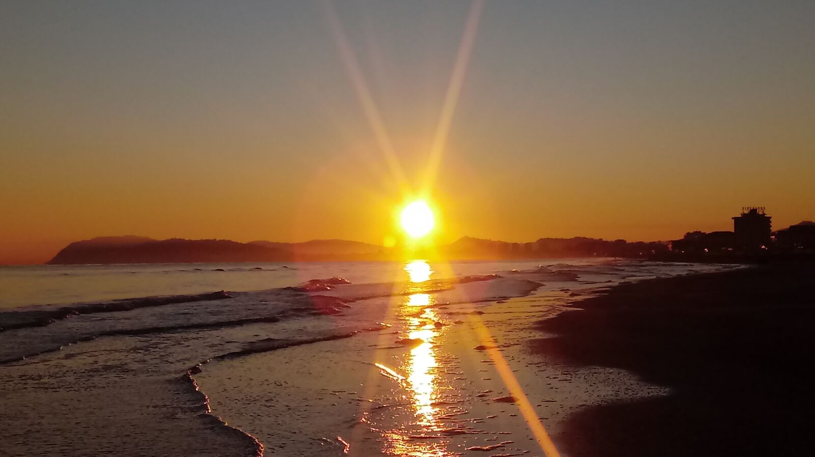 LG LM-X410.F sample photo. Sunrise, sea, riccione photography