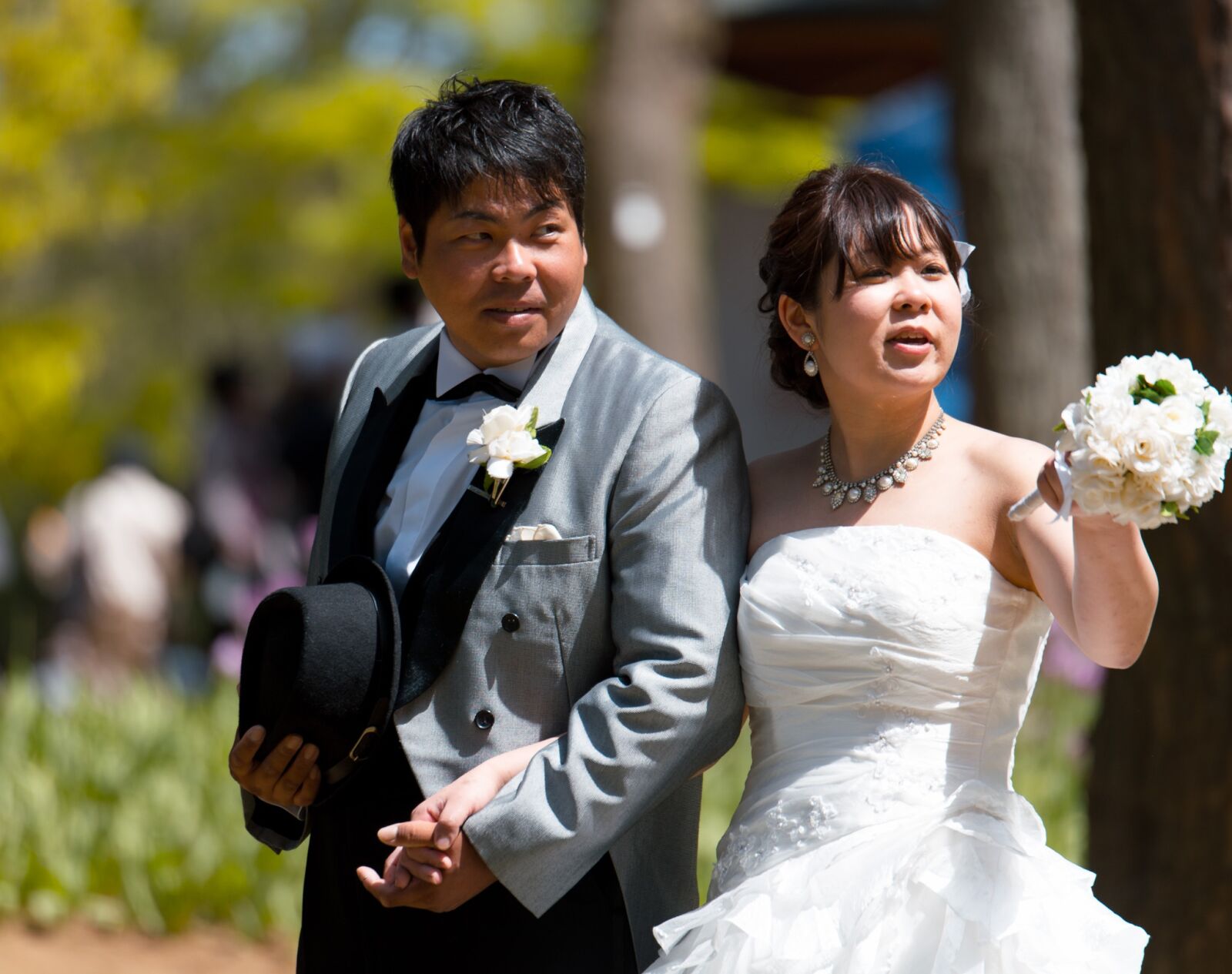 Nikon D7100 sample photo. Wedding couple, white dress photography