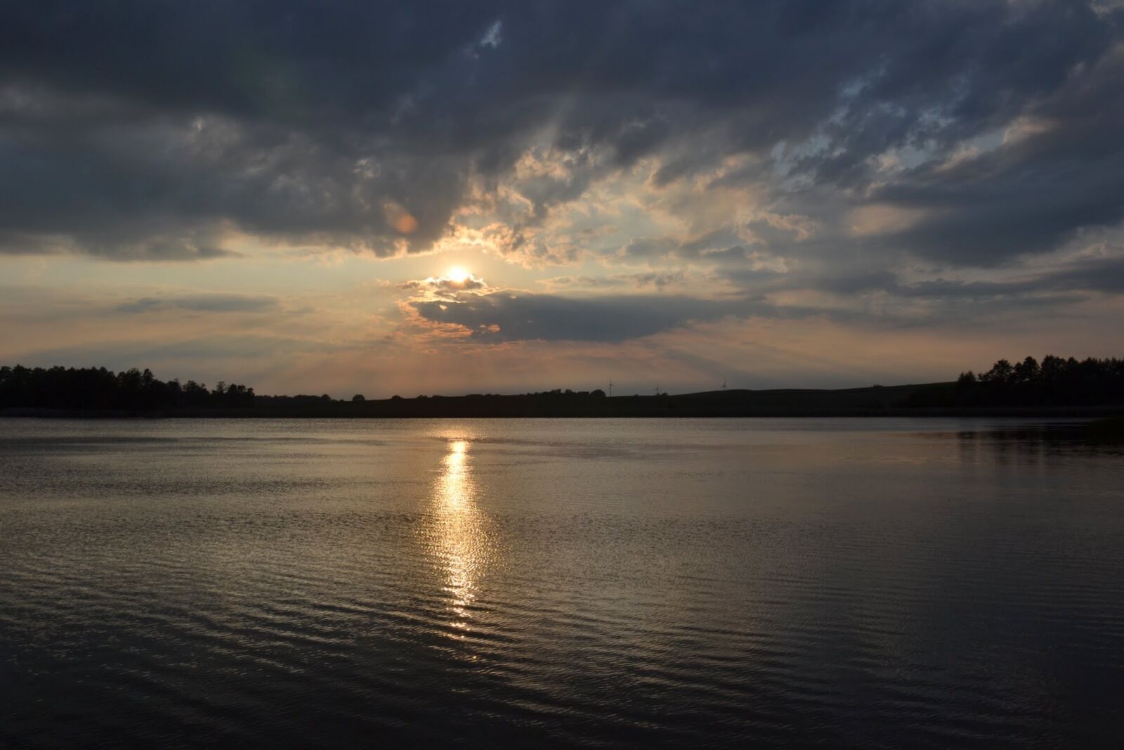 Nikon D3100 sample photo. View, lake, sunset photography