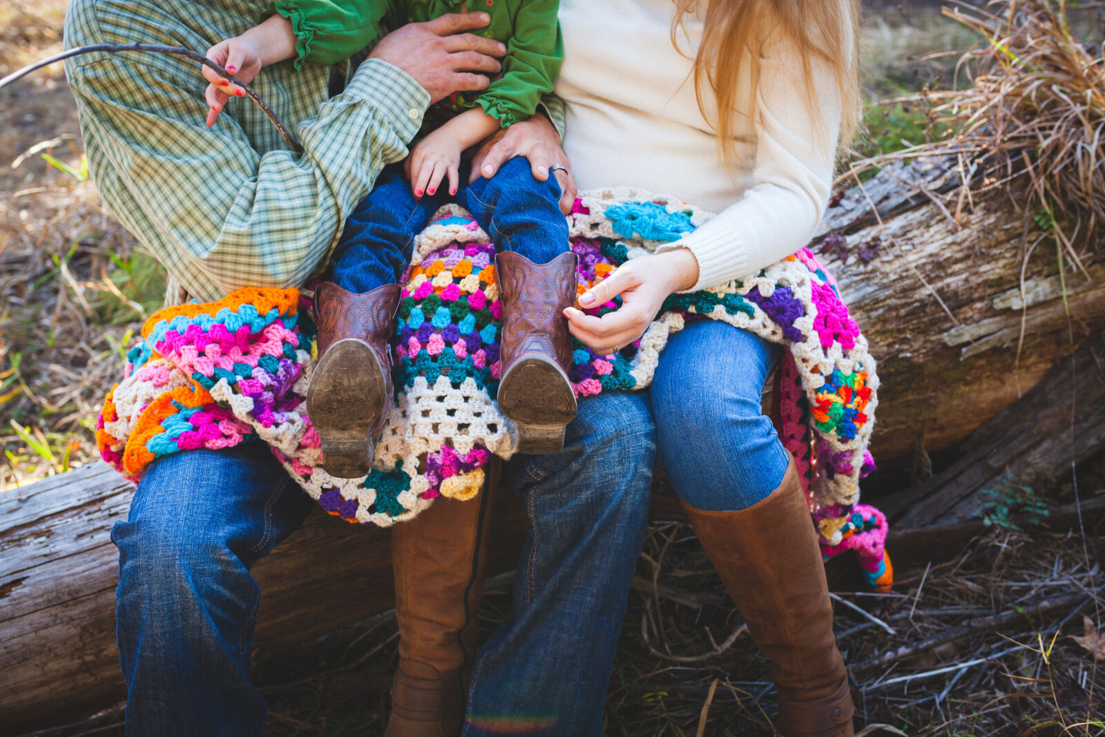 Canon EOS 5D Mark II sample photo. Blanket, boots, child, colorful photography