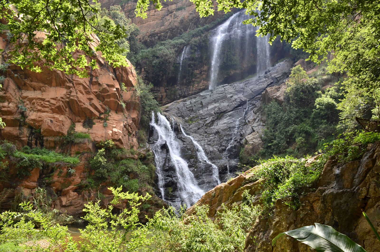 Nikon D5100 sample photo. Waterfall, peaceful, nature photography