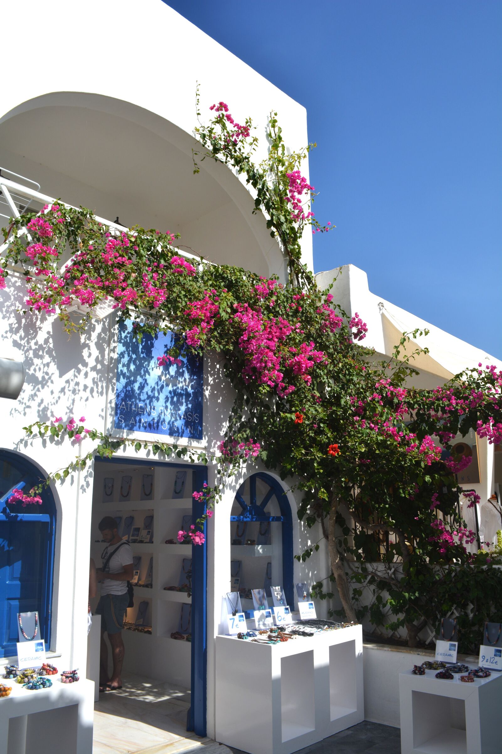 Nikon D5200 sample photo. Santorini, greece, white houses photography