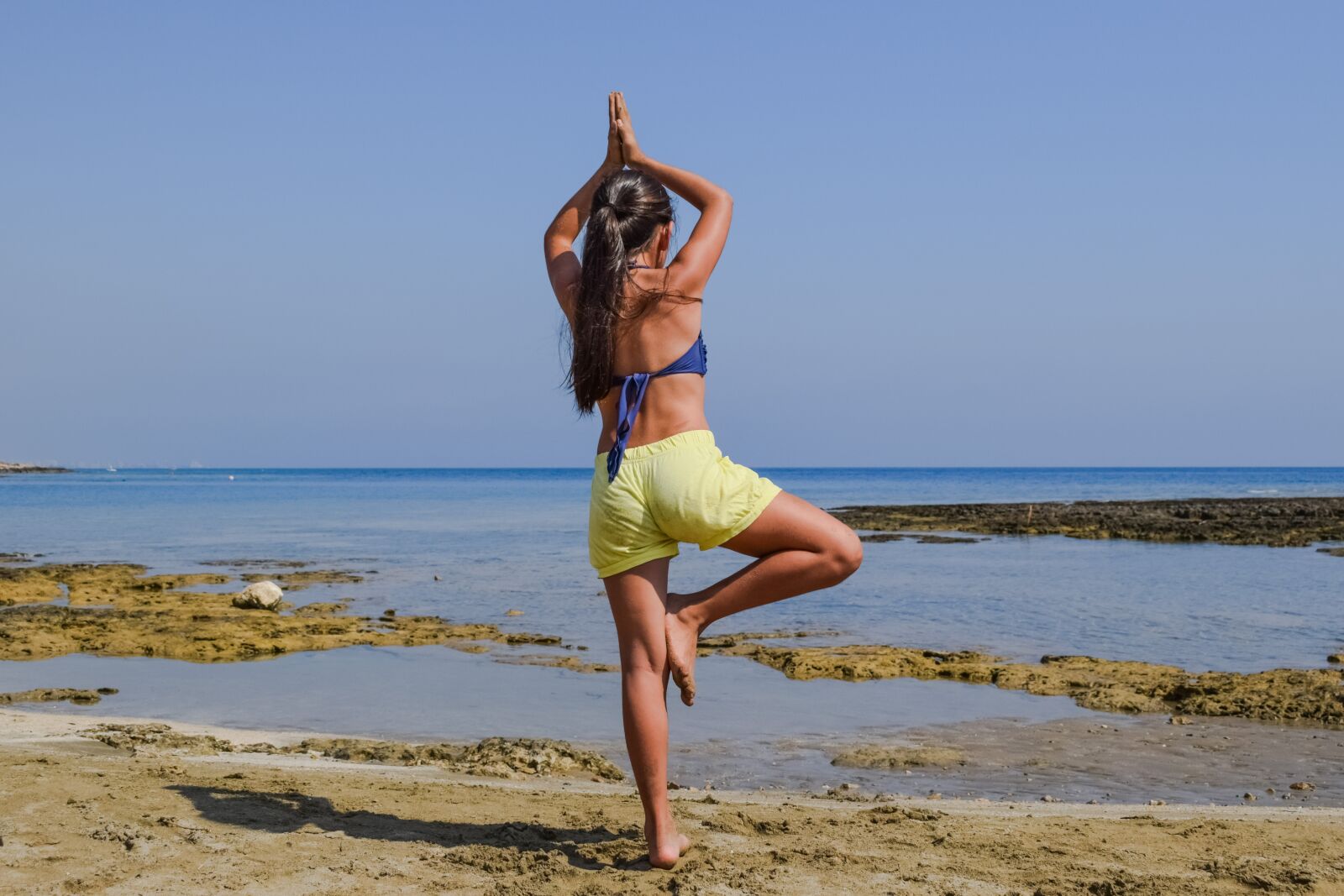 Nikon D3300 sample photo. Girl, fitness, meditation photography