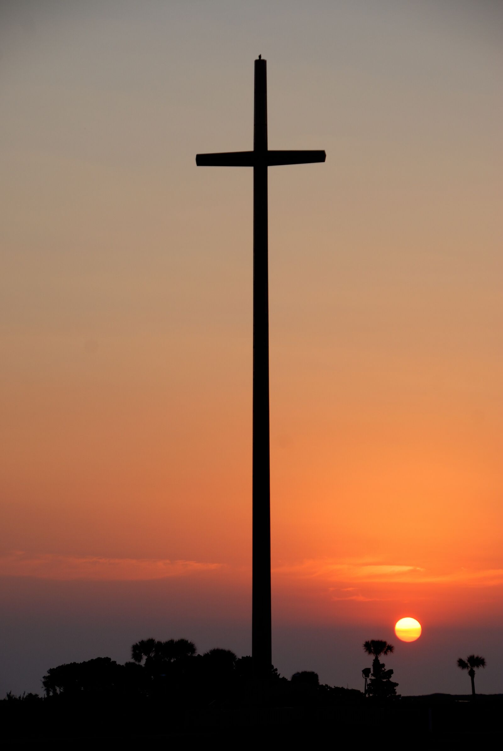 Nikon D200 sample photo. Great cross, sunrise, sky photography