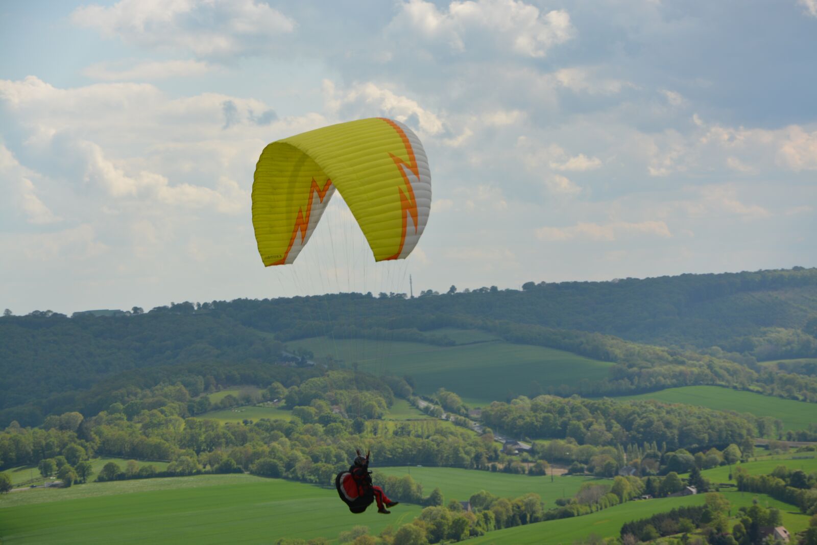 Nikon D5200 sample photo. Paragliding, leisure sports, free photography