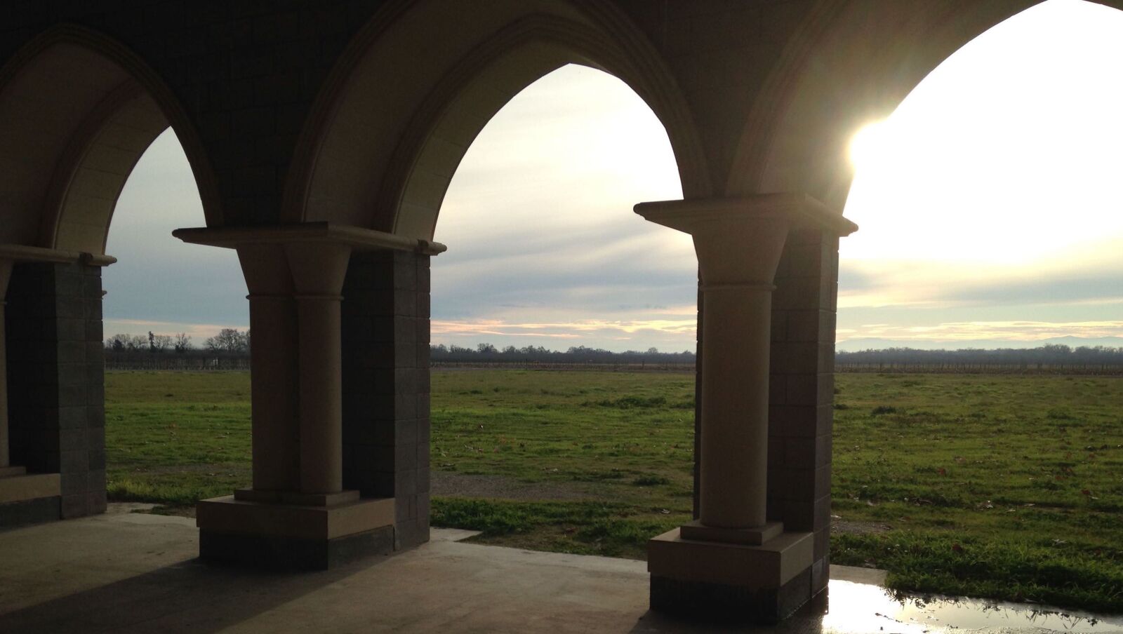 iPhone 5c back camera 4.12mm f/2.4 sample photo. Arches, sunset, sky photography