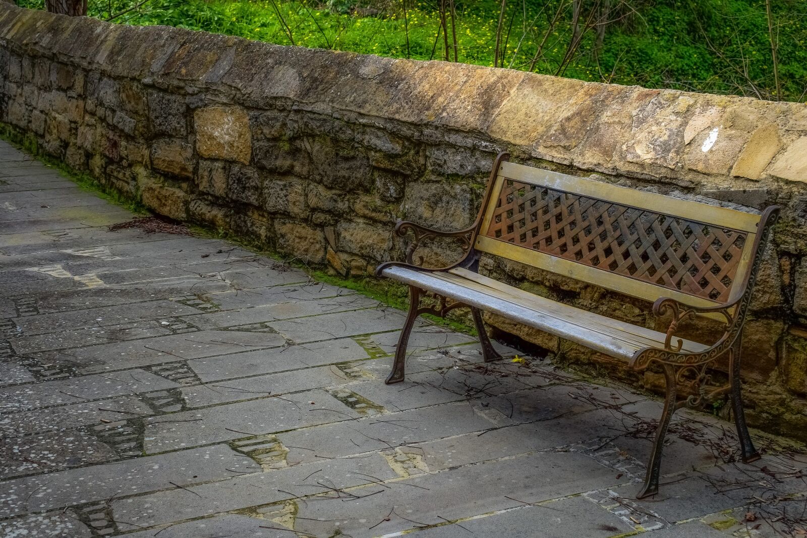 Nikon D3300 sample photo. Bench, wooden, old photography