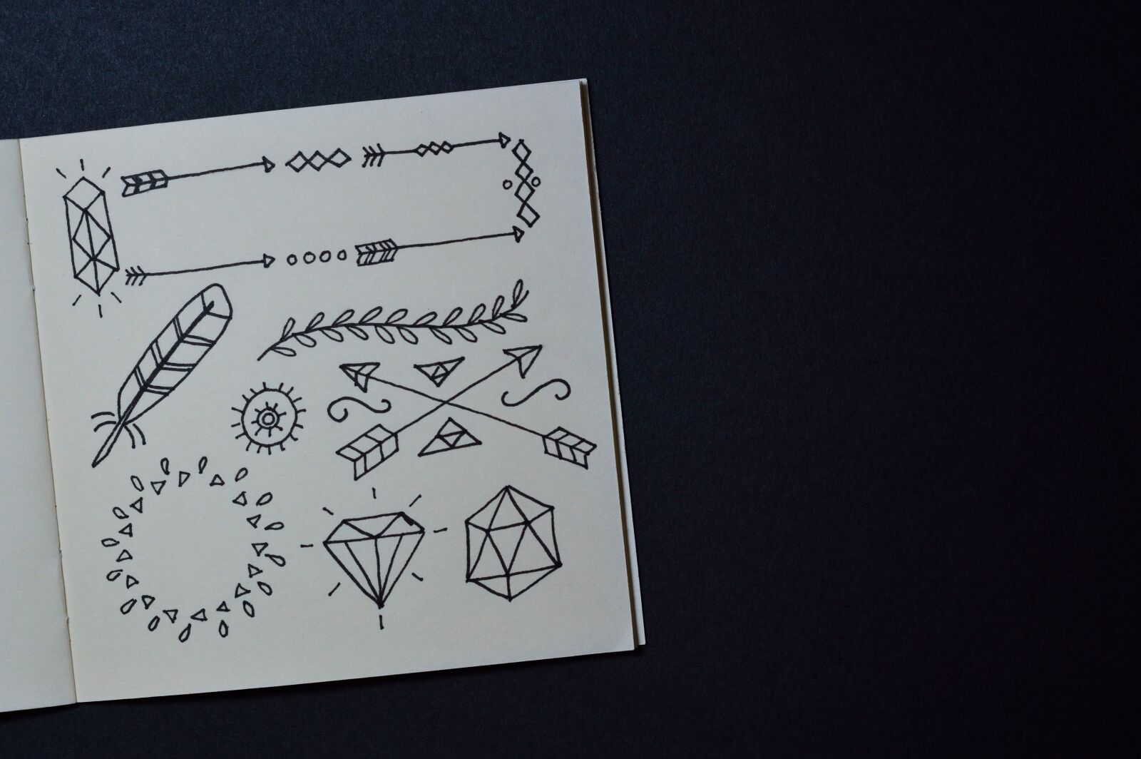 Nikon D3200 sample photo. Sketch, drawing, address book photography