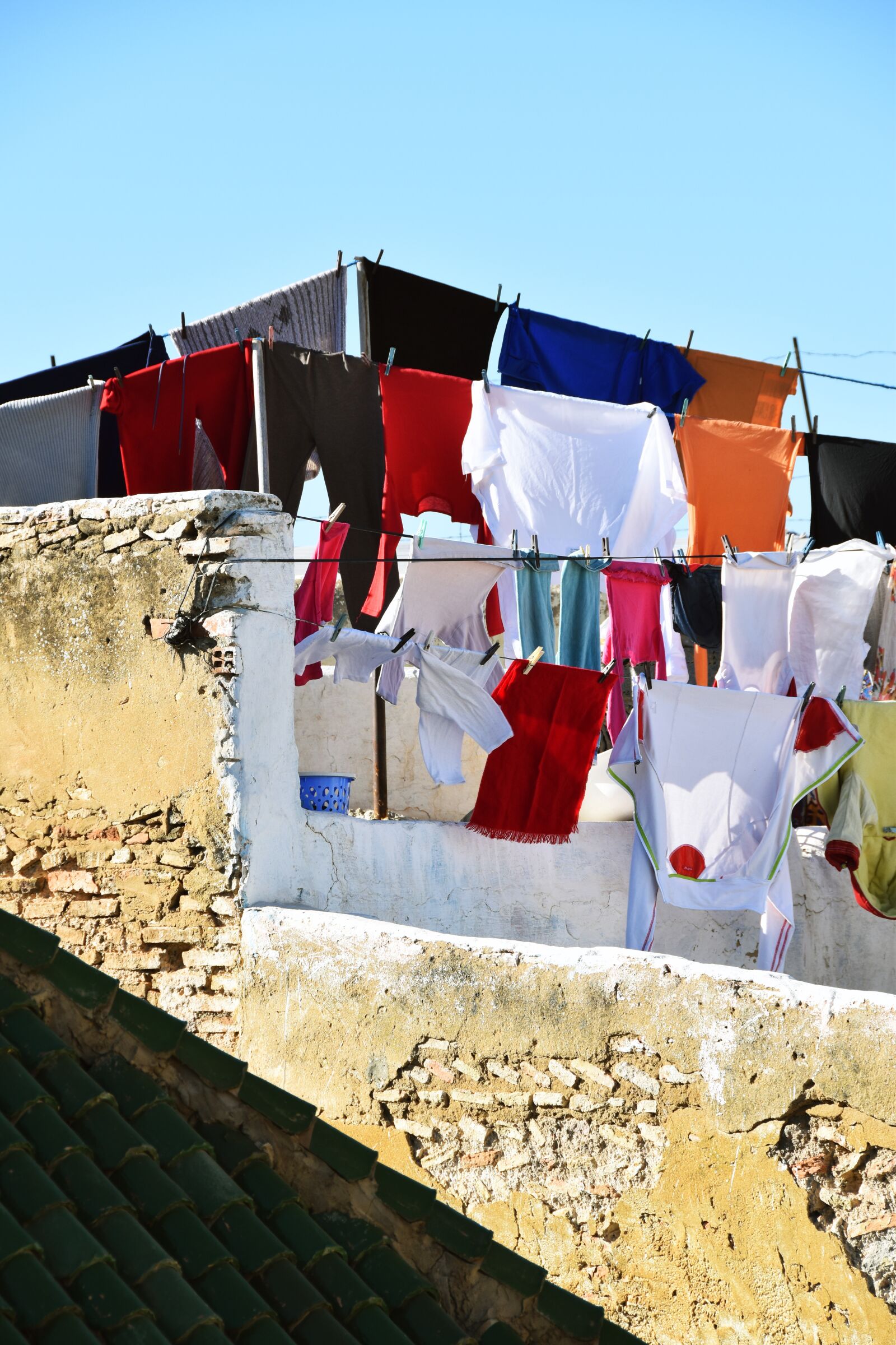 Nikon D5500 sample photo. Fabric, roof, medina photography
