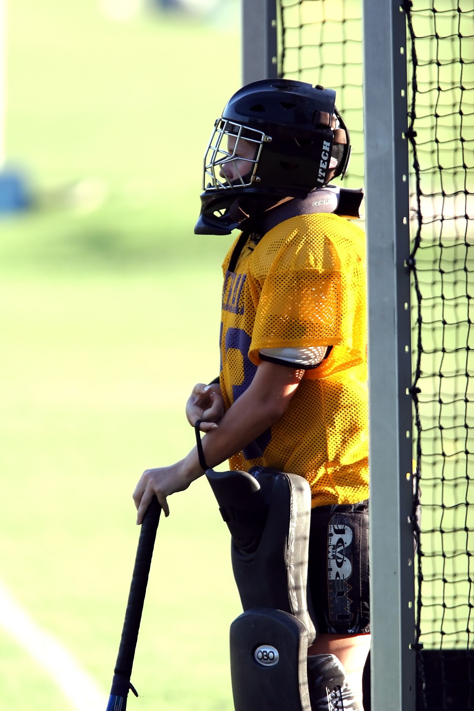 Canon EOS 20D sample photo. Field hockey, goalie, goal photography