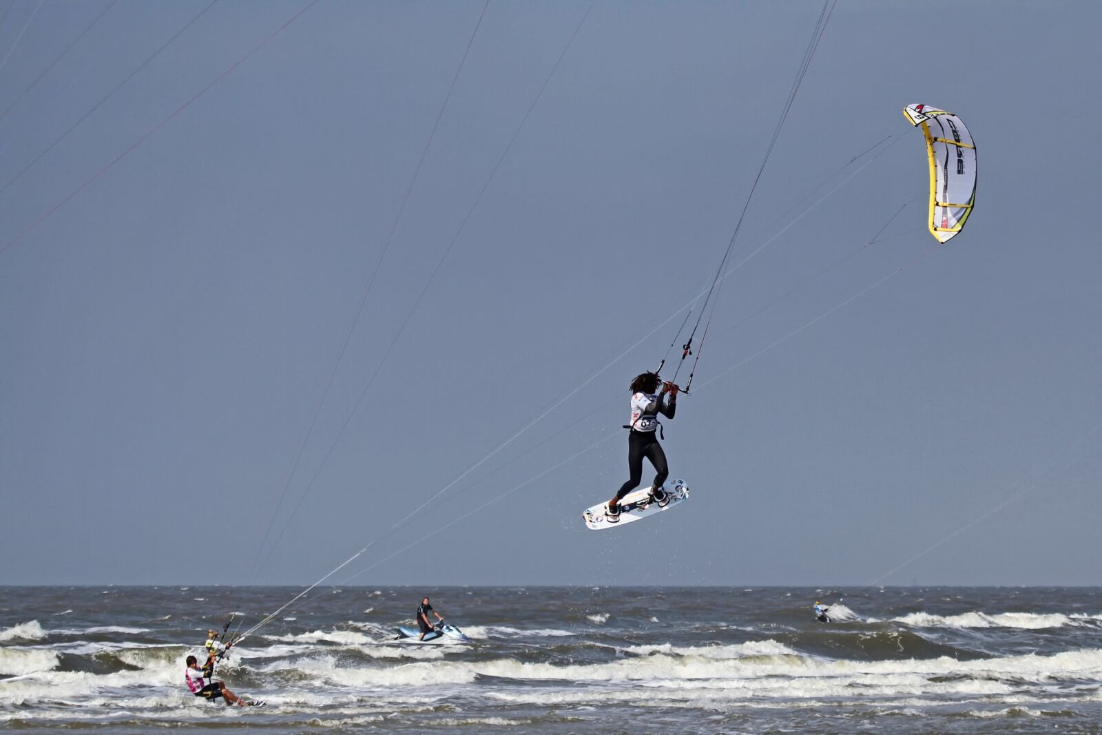 Canon EOS 7D sample photo. Kite surfing, st peter photography