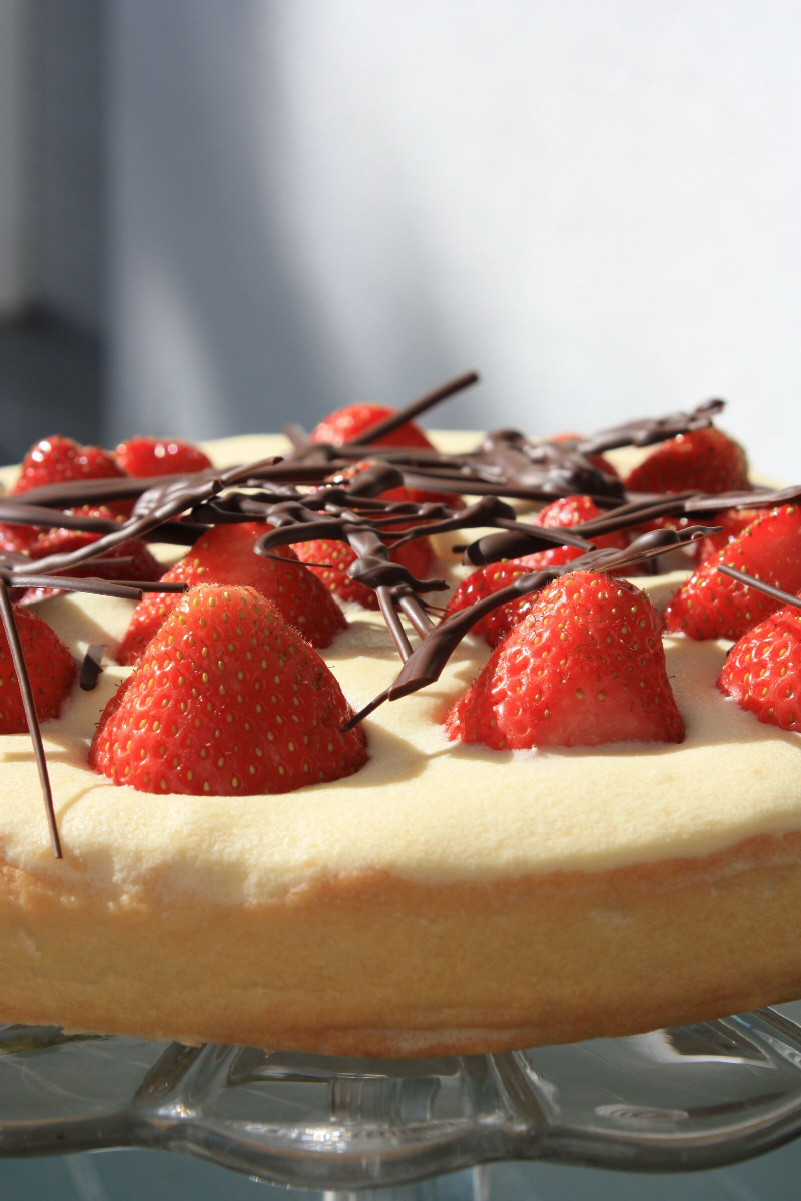 Canon EOS 450D (EOS Rebel XSi / EOS Kiss X2) sample photo. Strawberries, cake, beacons photography