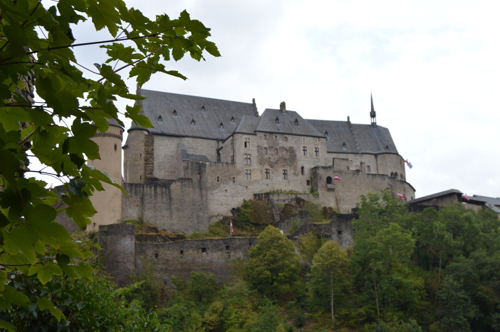 Nikon D3200 sample photo. Vianden, castle, luxembourg photography