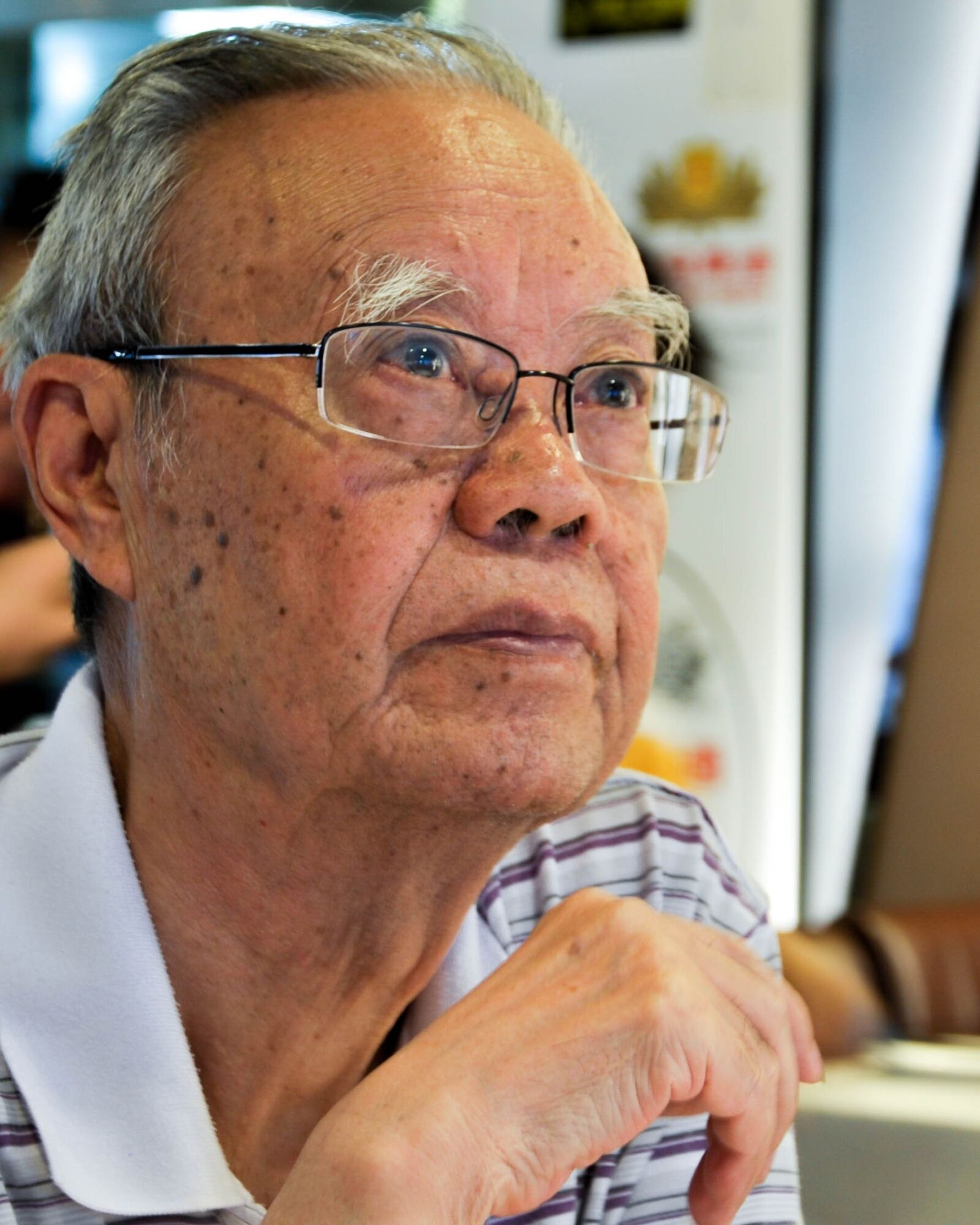 Nikon D90 sample photo. The old man, eye photography