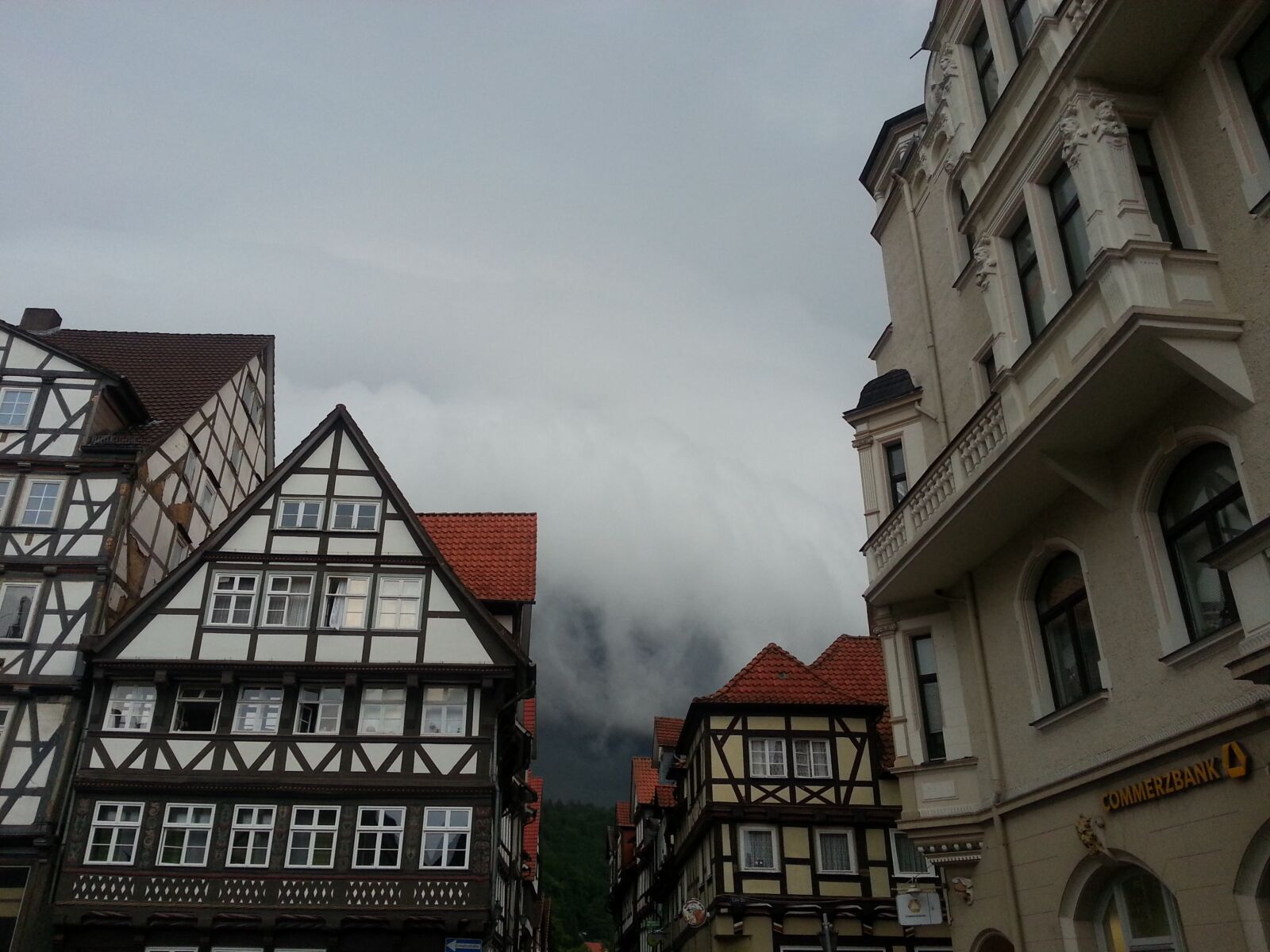 Samsung Galaxy Note2 sample photo. Fachwerkhaus, storm, hanovarian lead photography