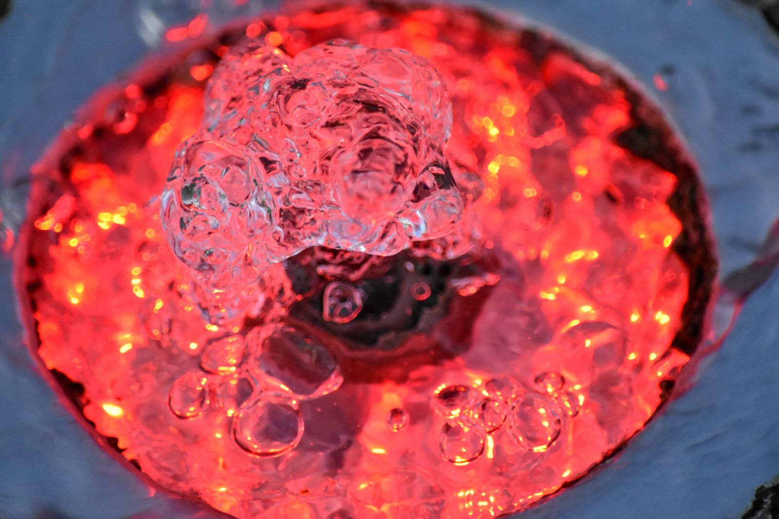 Nikon D5500 sample photo. Fountain, light, liquid, purity photography