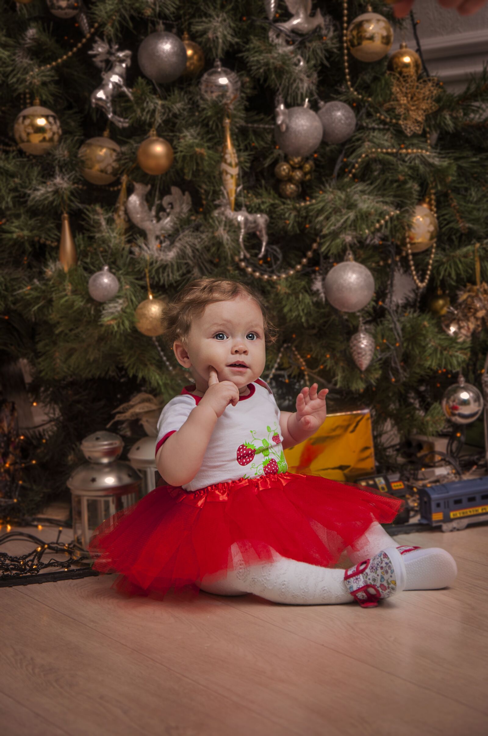 Nikon D90 sample photo. New year's eve, christmas photography