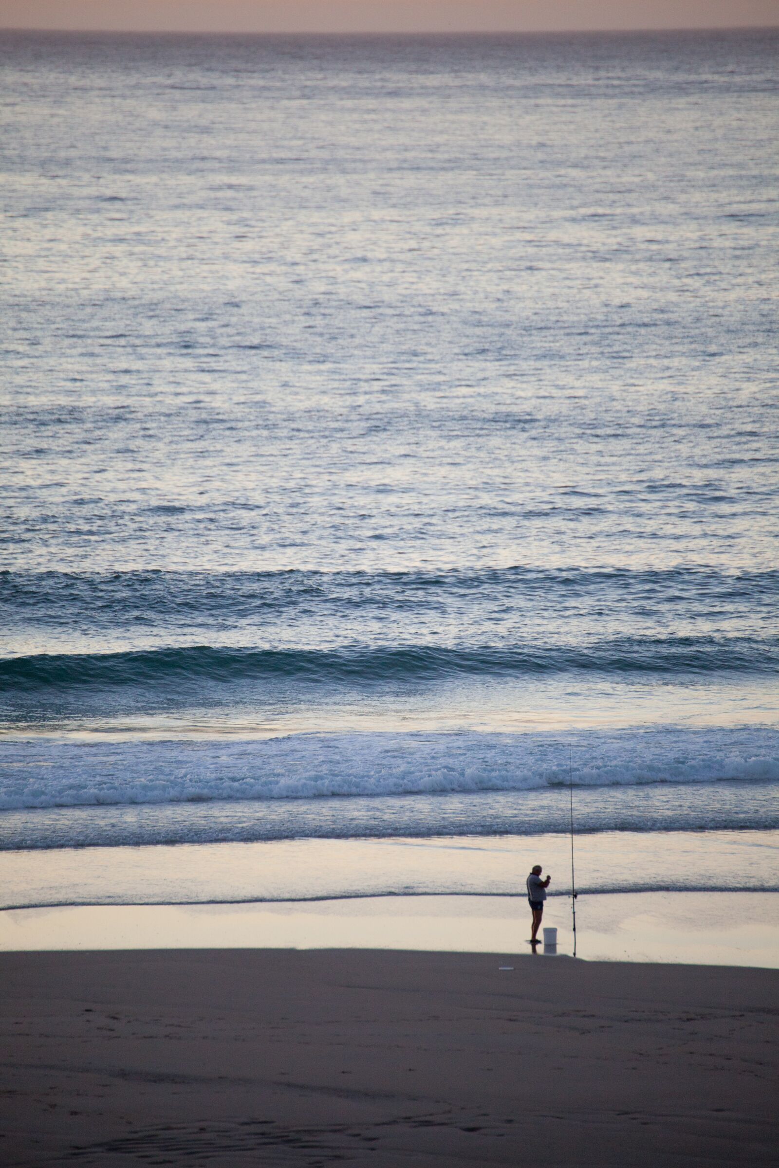 Canon EOS 5D Mark II sample photo. Beach, fisherman, nature photography