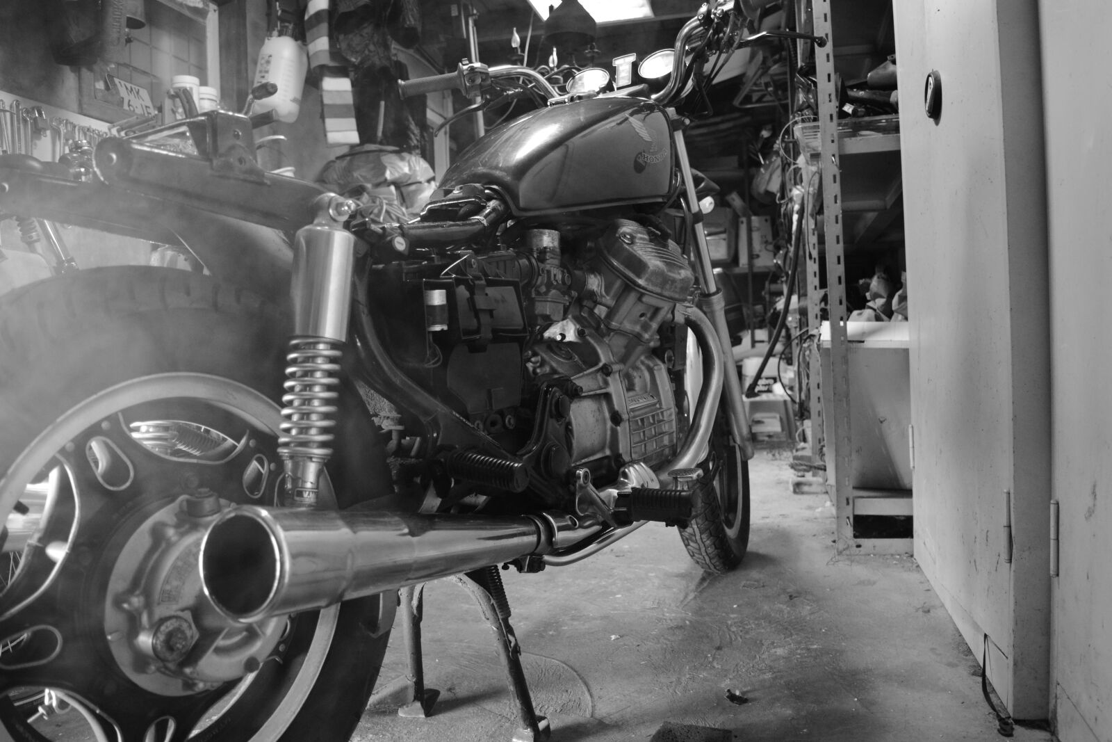 Nikon D5200 sample photo. Motor, honda, cx500c photography