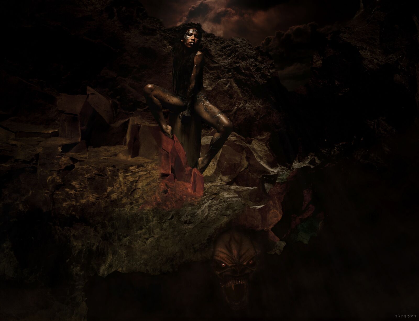 Nikon D90 sample photo. Dark art, fantasy, horror photography