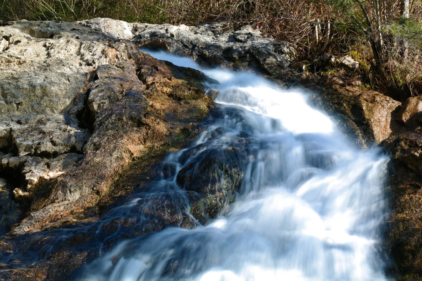 NX 50-200mm F4-5.6 sample photo. Water, bach flow, nature photography