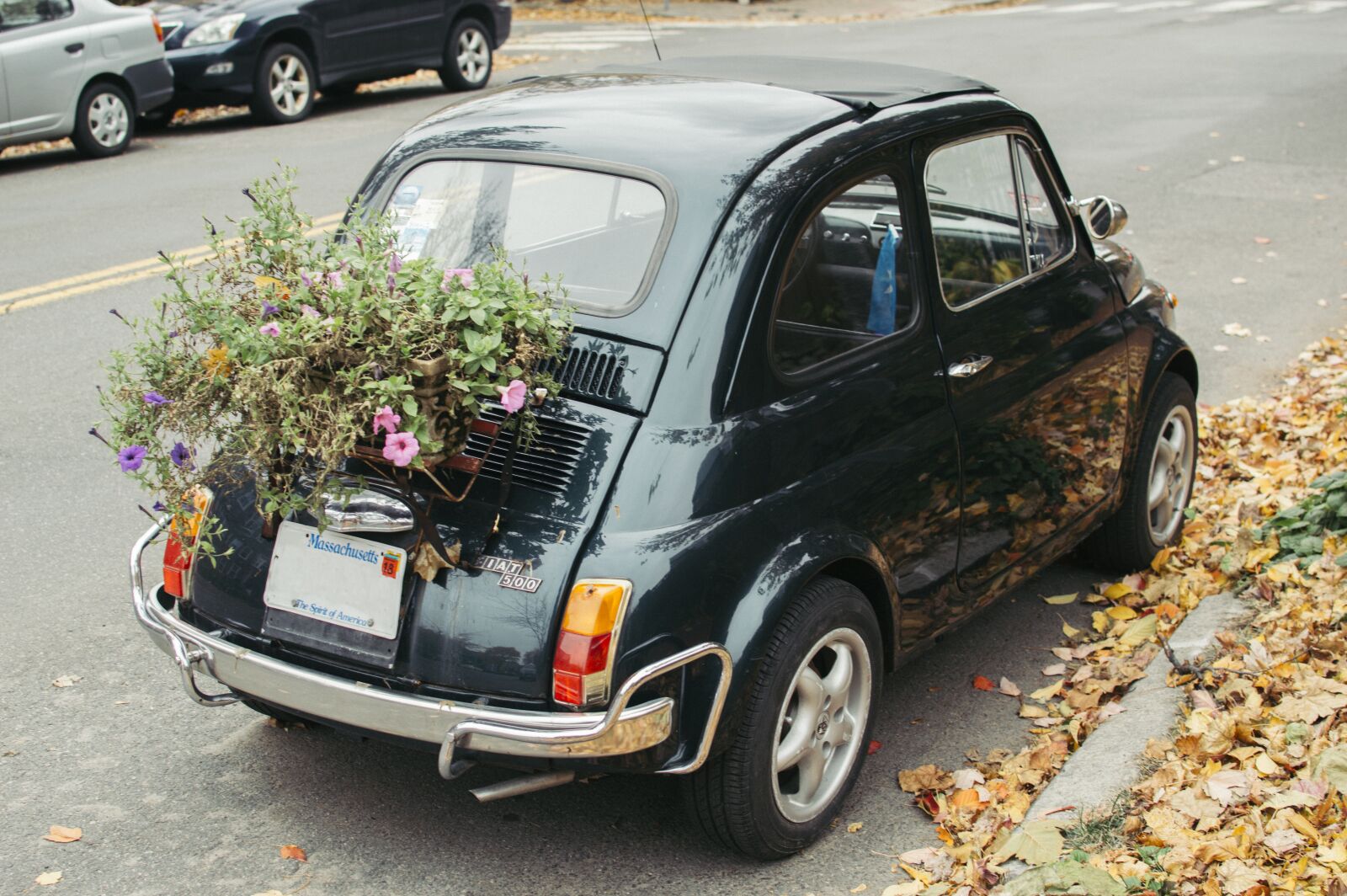 Nikon D3200 sample photo. Fiat, car, black photography