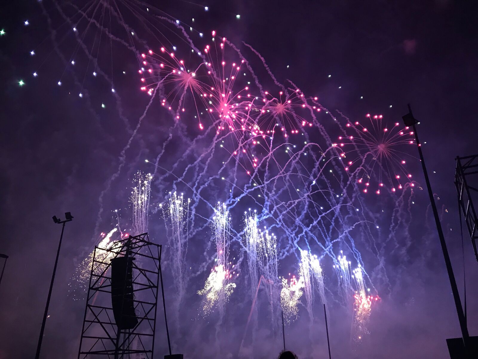 Apple iPhone 7 Plus sample photo. Fireworks, valencian community, castle photography