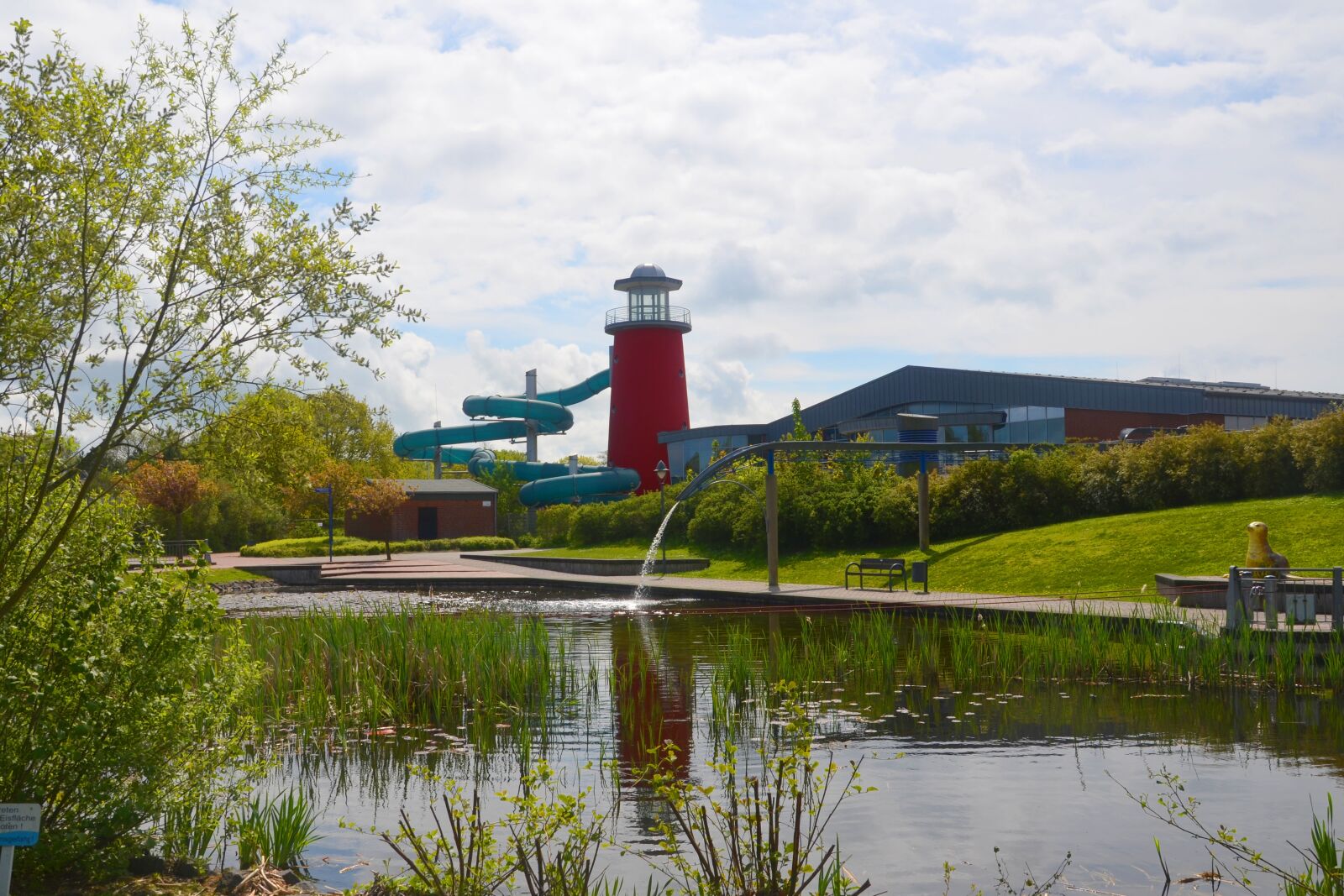Nikon D5100 sample photo. Norddeich, oceanwave, wave park photography