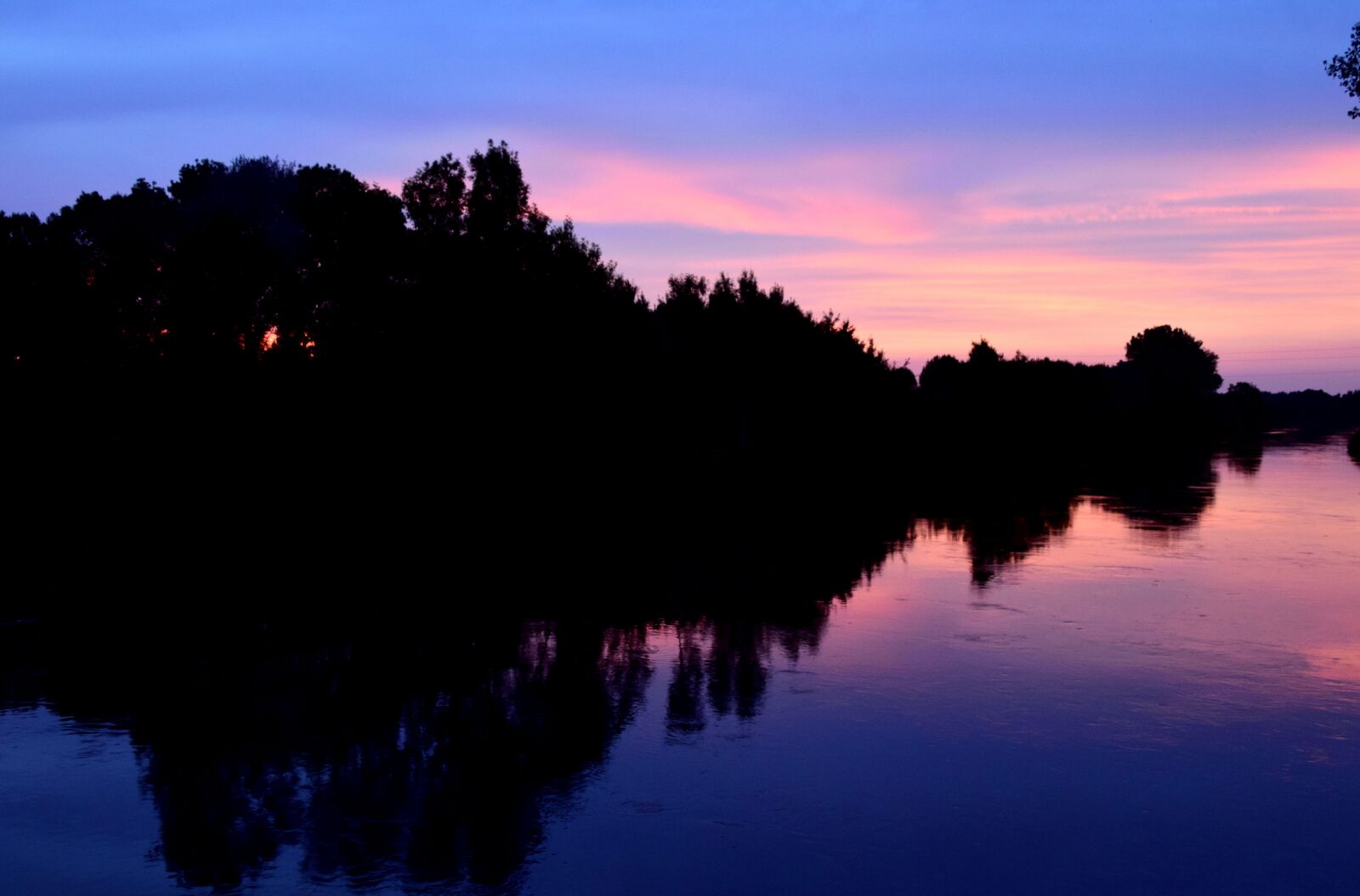 Nikon D3300 sample photo. Sunset, river, evening sky photography