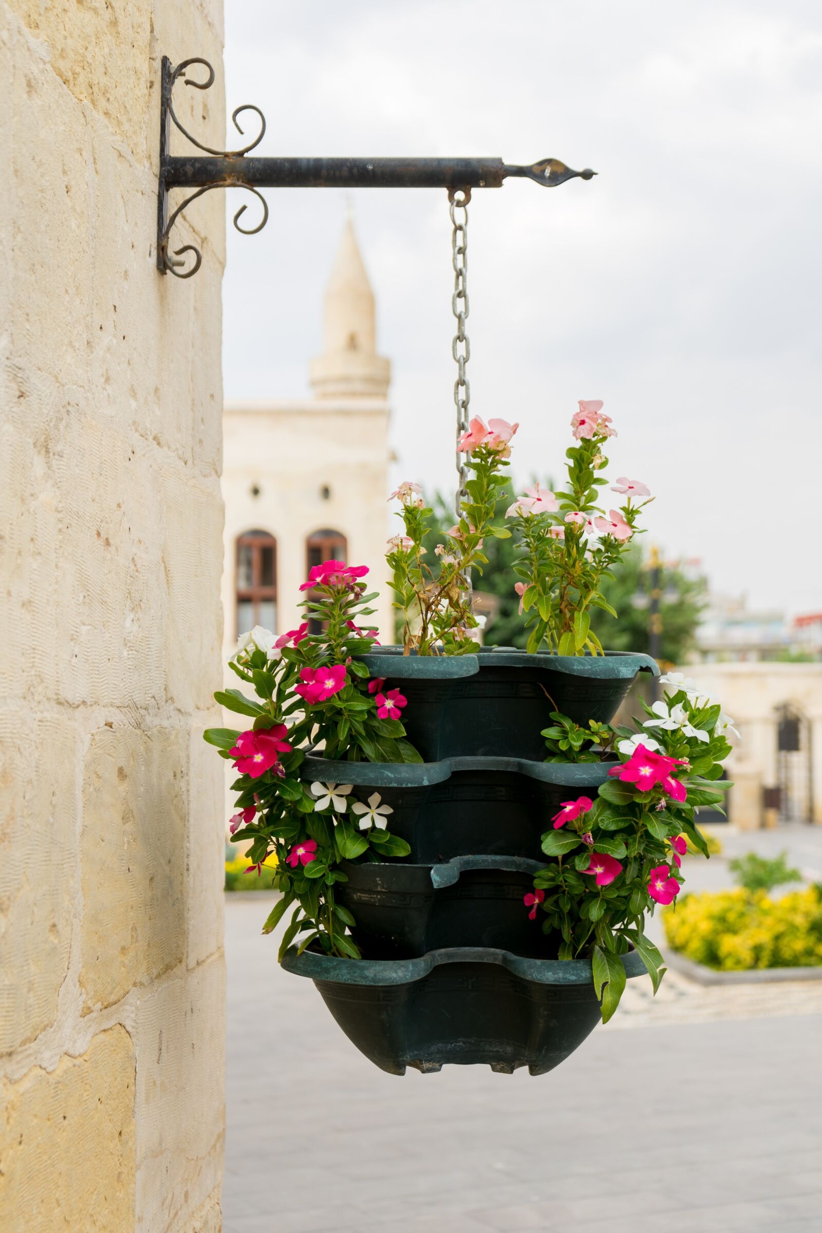 Sony a7 II + Sony FE 28-70mm F3.5-5.6 OSS sample photo. Flower basket, flower, beautiful photography