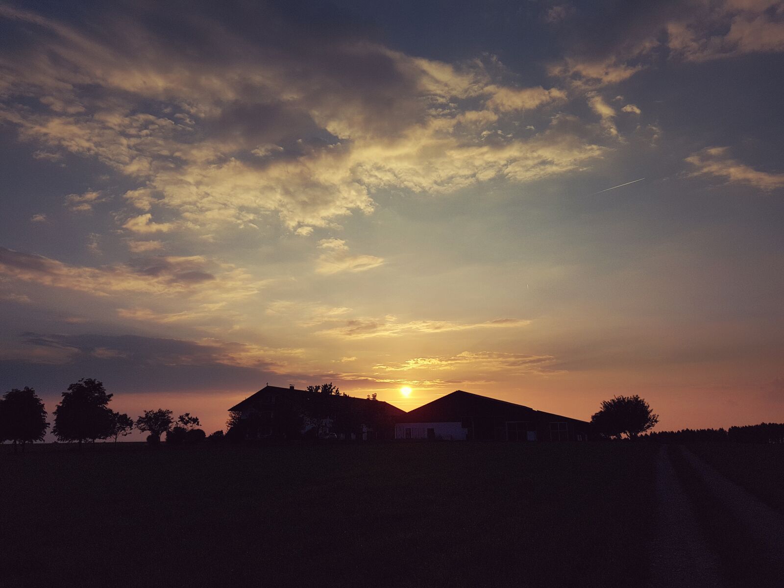 Samsung Galaxy S7 Edge sample photo. Abendstimmung, sunset, sky photography