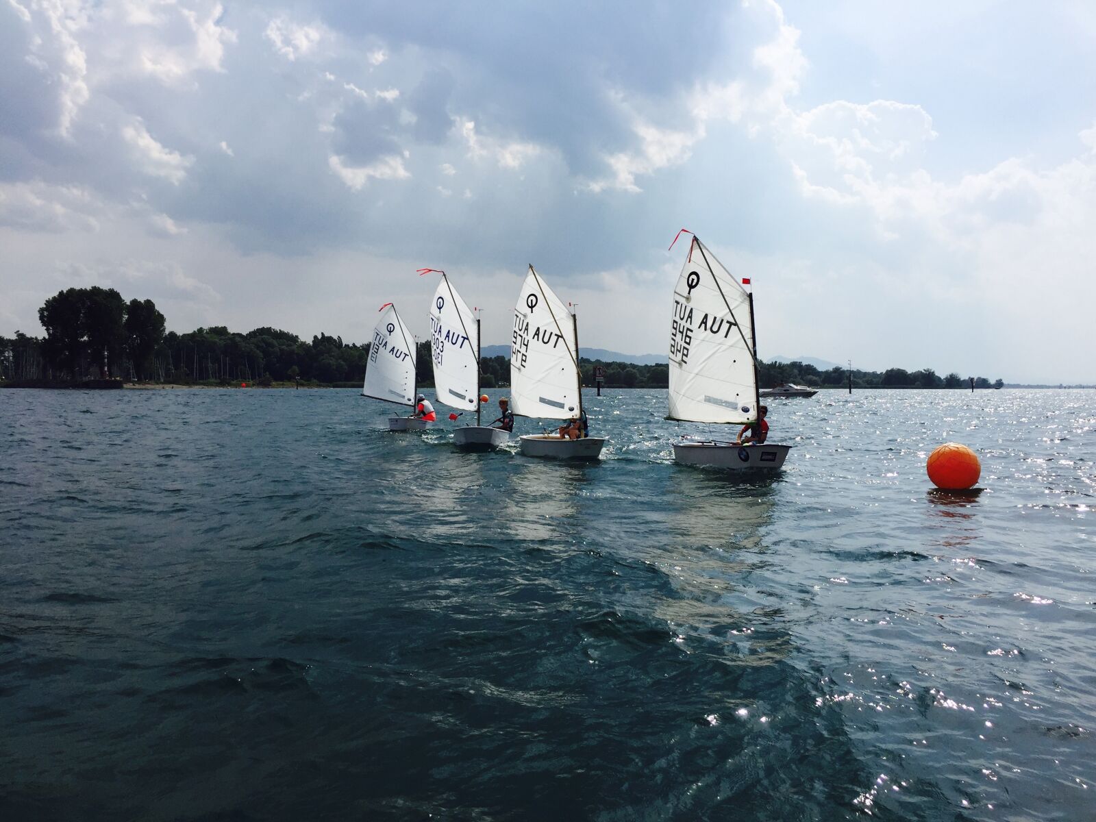 iPhone 6 Plus back camera 4.15mm f/2.2 sample photo. Opti, regatta, lake constance photography