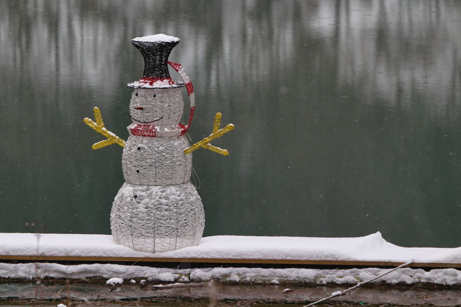 Canon EOS 800D (EOS Rebel T7i / EOS Kiss X9i) sample photo. Snowman, winter, snow photography