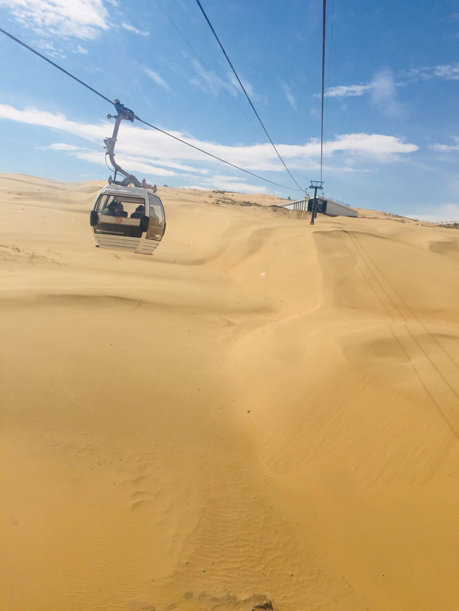 iPhone 6 Plus back camera 4.15mm f/2.2 sample photo. Cable car, desert, gondola photography