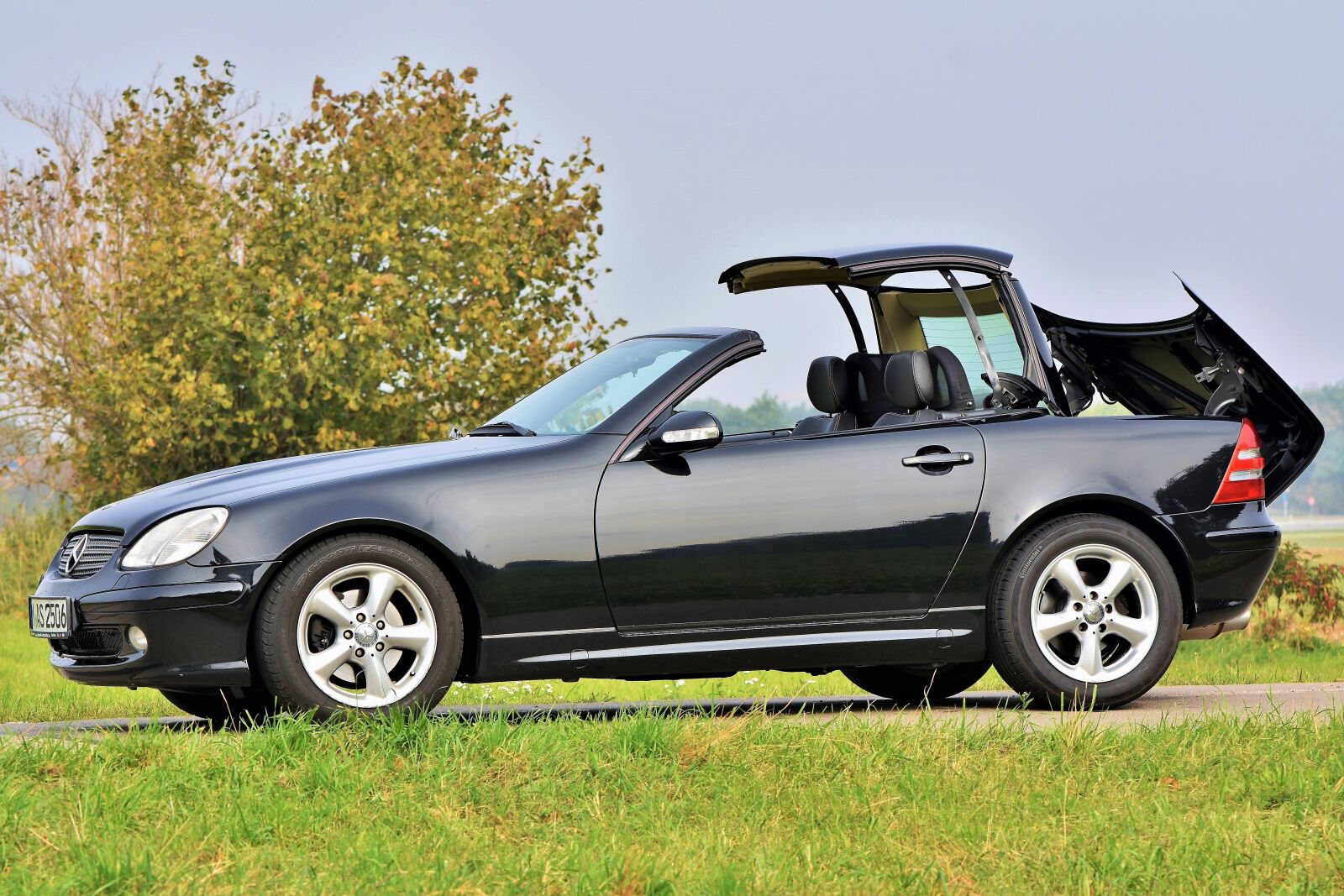 Nikon D7200 sample photo. Mercedes, slk, auto photography