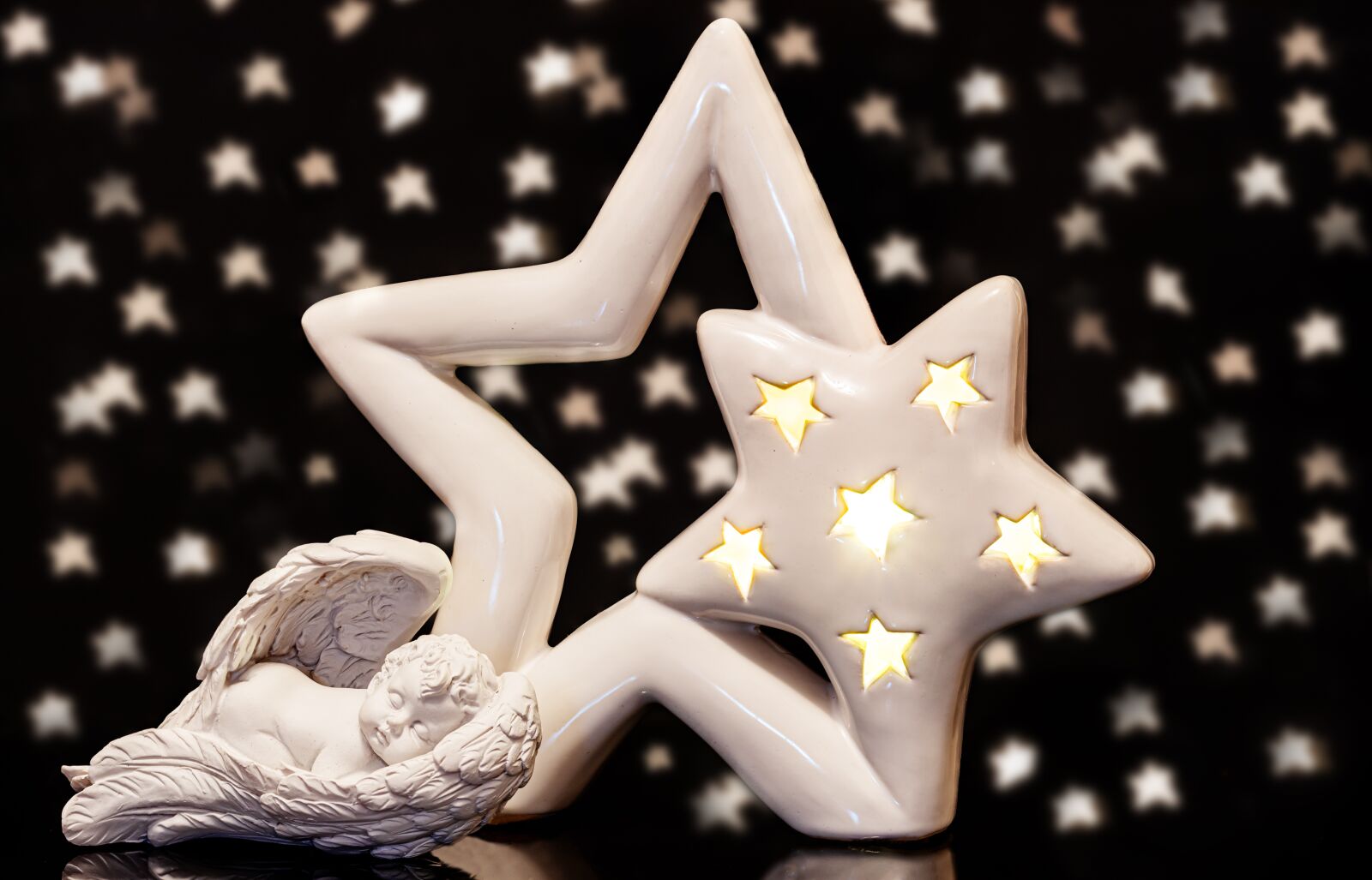 Canon EOS R sample photo. Angel, star, sleeping angel photography