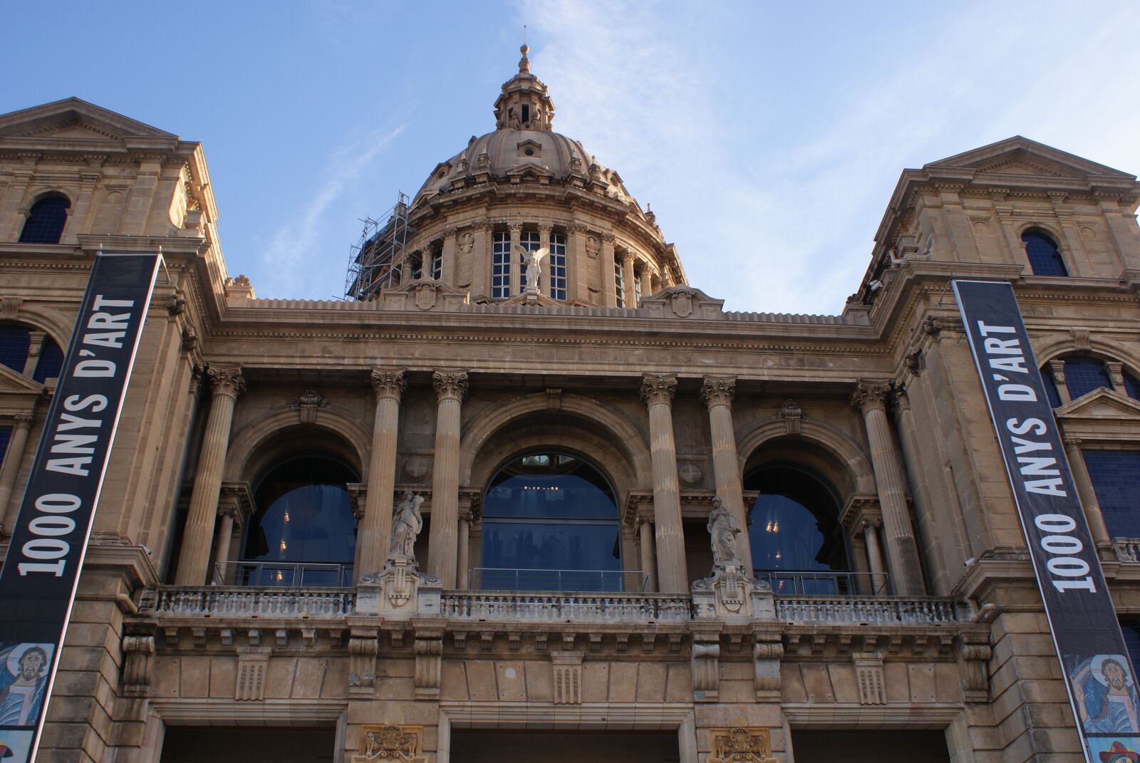 Sony Alpha DSLR-A200 sample photo. Museum, barcelona, sky photography