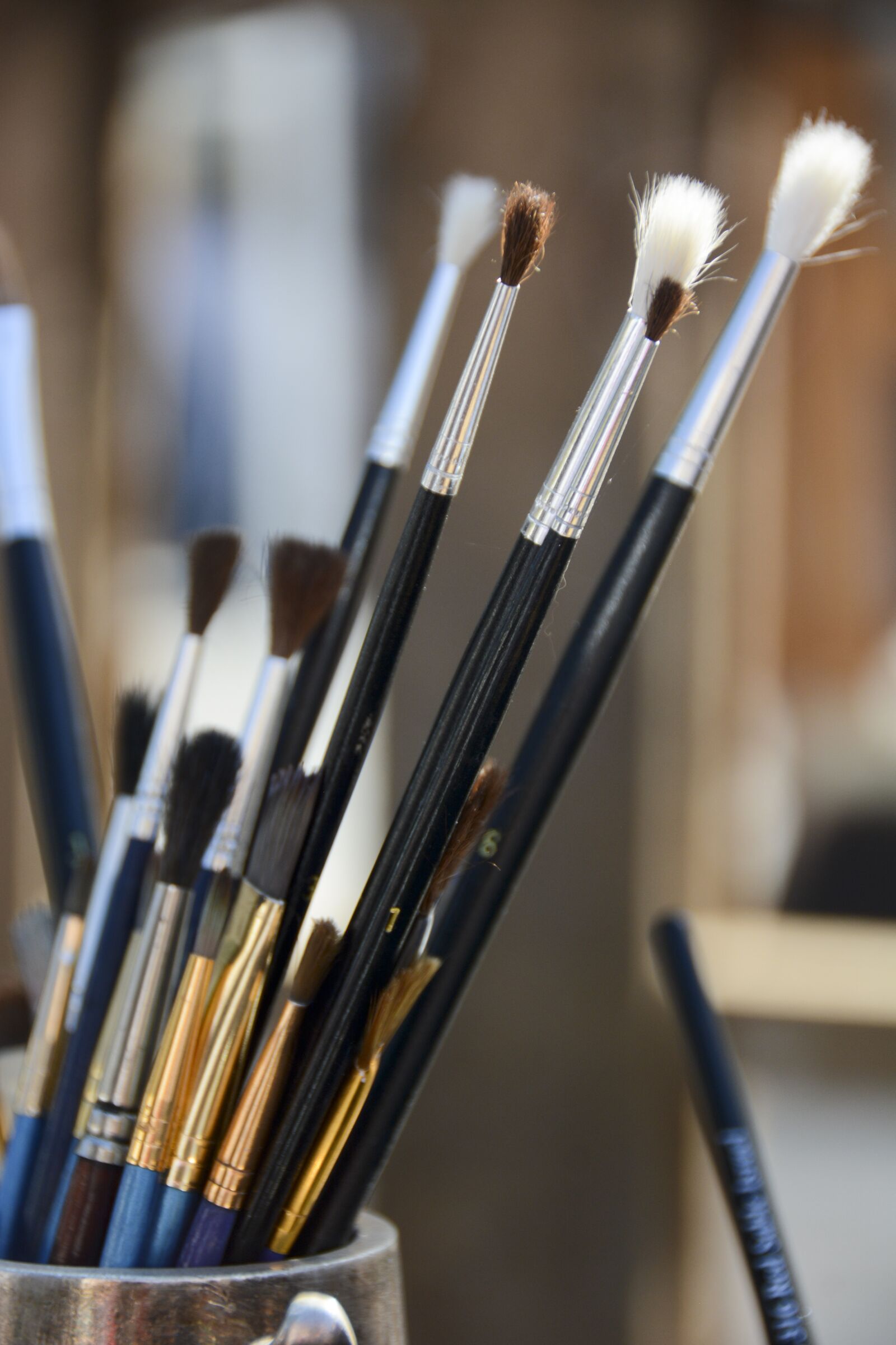 Nikon D7100 sample photo. Schildersborstel, brush, painting photography