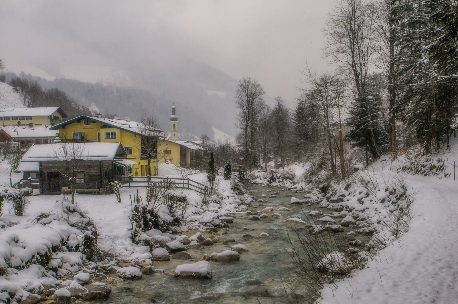 Nikon D300 sample photo. Berchtesgaden, winter, ramsau photography