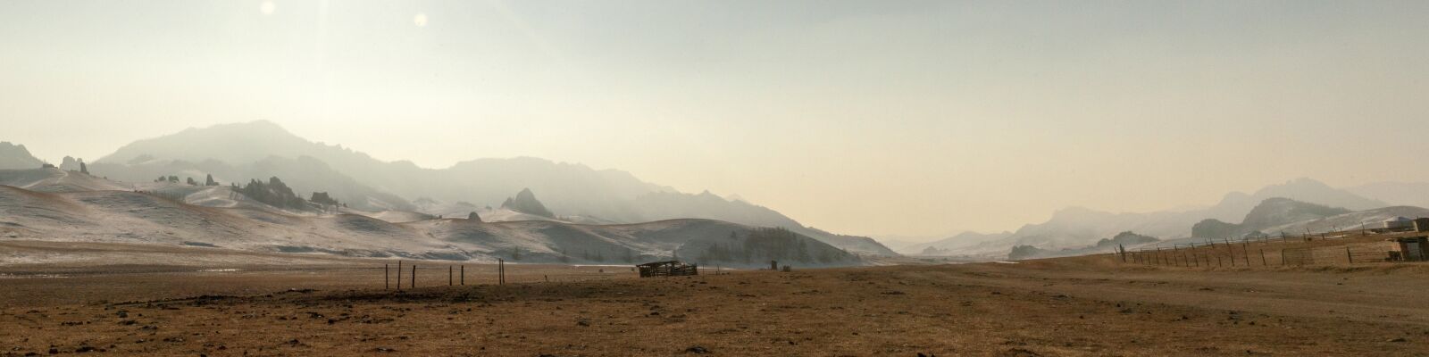 Nikon D90 sample photo. Mountains, haze, winter photography