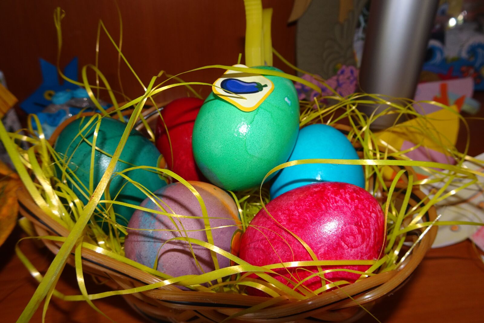 Sony Cyber-shot DSC-HX90V sample photo. Orthodox easter, painted eggs photography