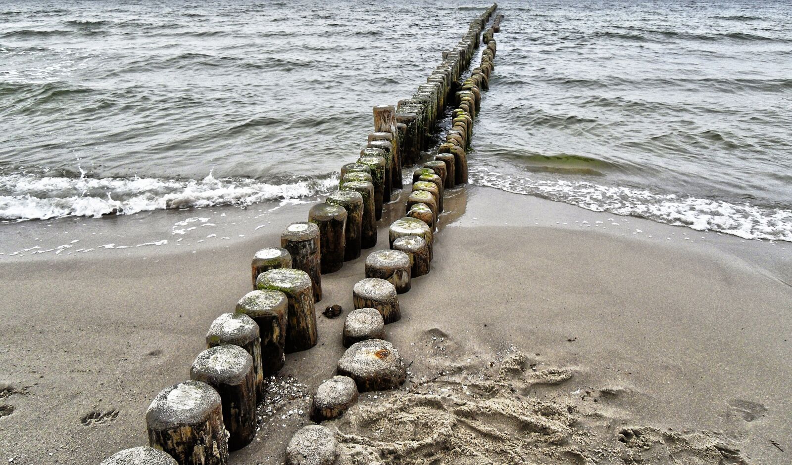 Samsung WB1000 / VLUU WB1000 /  TL320 sample photo. Baltic sea, water, wood photography
