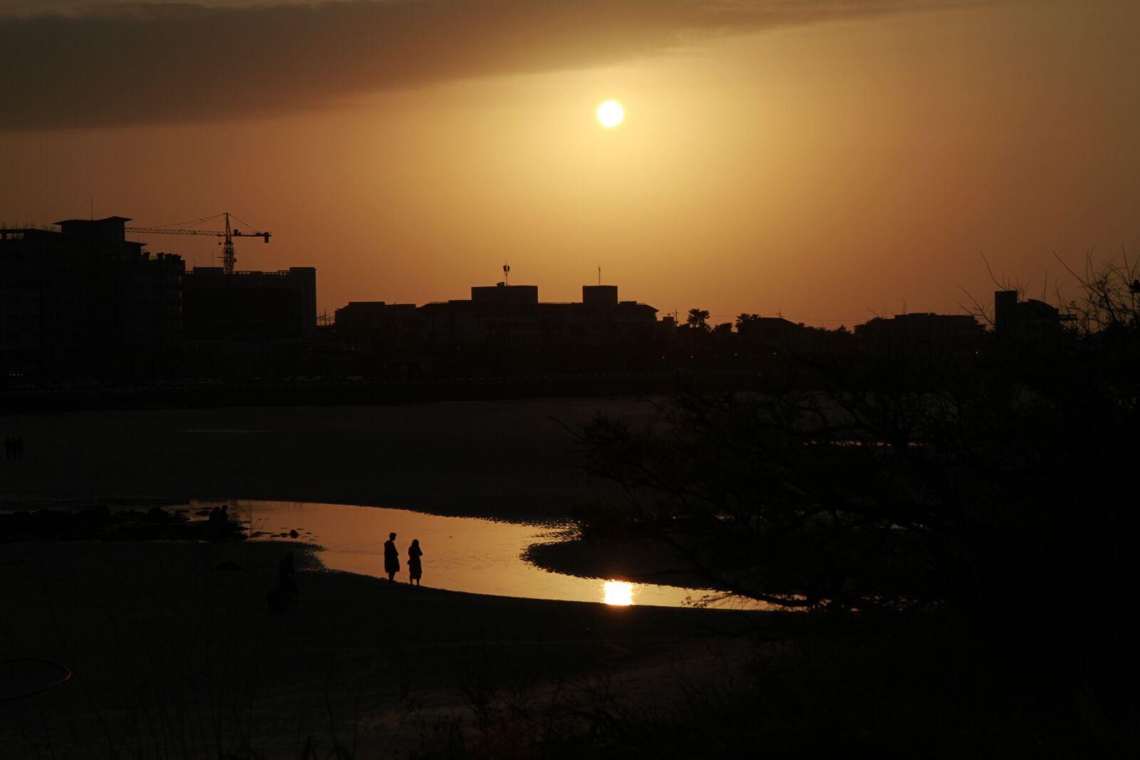 Canon EOS 7D sample photo. Sunset, sea, silhouette photography