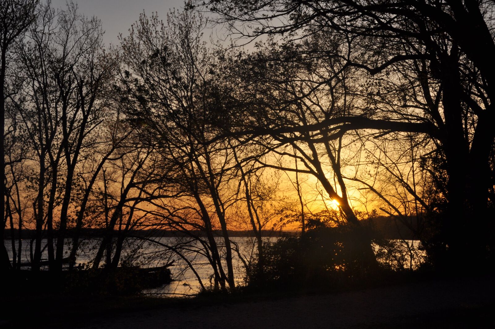 Nikon D90 sample photo. Potomac river, sunset, evening photography