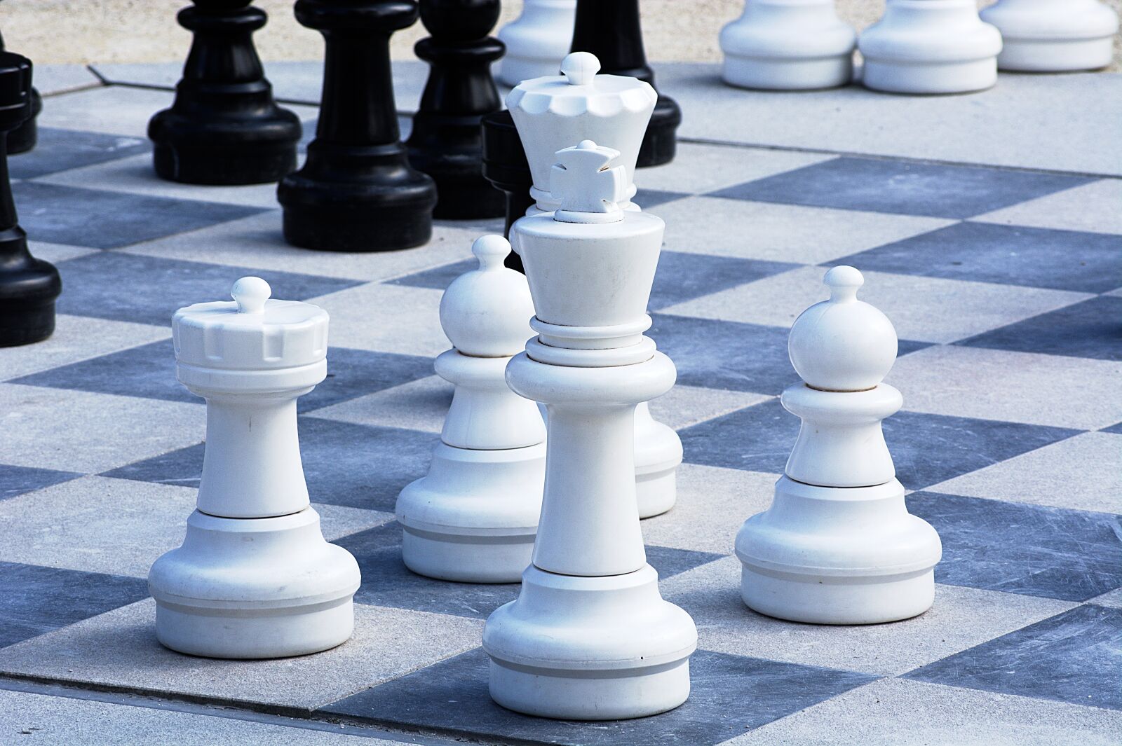 Nikon D7100 sample photo. King, white, chess photography